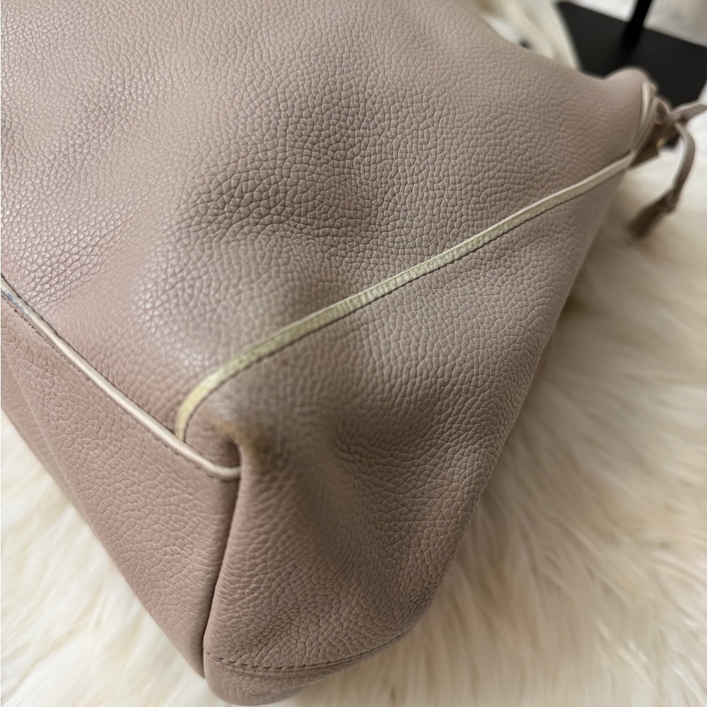Coach Beige Leather Hobo Bag - Picture 2 of 12